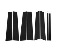 NDNCZDHC 8PCS Pillar Post Cover Glossy Black High Gloss Mirror Effect Stylish Window Pillar Post Trim for Edge 2007 to 2014