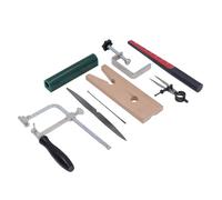 NDNCZDHC Bijoux de la trousse outils sculpture anneau e cire, cadre scie à bijoux et lames scie, fichier d'aiguille, outil moulage la bague de cire