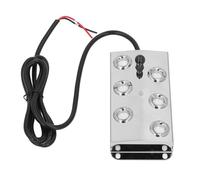 NDNCZDHC Brumisateur ultrasonique avec câble 1,5 m, 6 têtes 4,5 l/H, imperméabilisation IP67 DC45 à 48 V, brumisateur ultrasonique pour Fontaine d'étang d'eau pour Aquarium, Serre