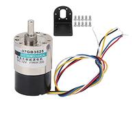 NDNCZDHC Brushless Motor Adjustable Speed CW/CCW DC12V with Bracket for Measuring Instrument XD-37GB3525 (200rpm/min)
