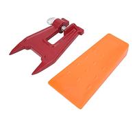 NDNCZDHC Cales d'abattage d'arbre, équipement de coupe d'arbre de 14 cm, cales d'arbre pour coupe d'arbre avec support de plaque de guidage pour la coupe