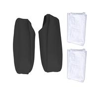 NDNCZDHC Car Front Seat Armrest Cover Artificial Leather Replacement for Tahoe 2000-2006 (Black)