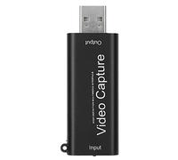 NDNCZDHC Carte De Capture Vidéo HDMI 4K, Enregistreur Vidéo HD 1080P, Dispositif De Capture Vidéo HDMI Vers USB 2.0, Convertisseur Adaptateur HDMI Vers USB Pour Enregistrement De Jeux En Streaming PS4