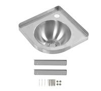 NDNCZDHC Corner Triangle Basin Sink Brushed Finish Kitchen Bathroom Hand Wash Basin Sink for Boat Caravan RV Campers