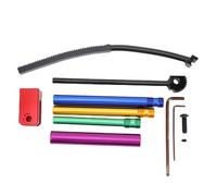 NDNCZDHC Dirt Bike Tire Changing Tools Quick Effortless Tire Changer Includes 15 17 20 25mm Support Rods for 16in to 21in Wheels 15 mm to 25 mm Axles