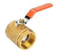 NDNCZDHC DN50 Ball Valve, Brass Pipe Ball Valve 1.6MPa Switch Controller for Water, Oil, Gas