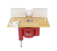 NDNCZDHC Élévateur de défonceuse - Système de levage de table de défonceuse de 0 à 46 mm - Plaque d'insertion pour le travail du bois - 63,8 à 65,5 mm