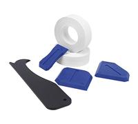 NDNCZDHC Ensemble d'outils calfeutrage 6 pièces, outil de finition mastic en plastique, kit bande d'étanchéité pelle à carrelage grattoir à colle pour la finition de ma
