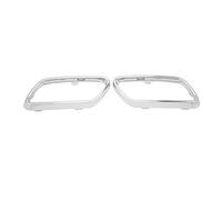 NDNCZDHC Exhaust Tip Cover Trims Bezel Replacement for C - Class W206 S 206 AMG Line 2022 Onwards (Electroplated)