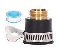 NDNCZDHC Faucet Tap Connector, 1 / 2in Thread Brass Universal Garden Kitchen Water Hose Pipe Quick Joint Adapter