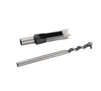 NDNCZDHC Foret à Trou Carré en Acier Rapide, Foret Carré à Mortaiseuse, Pointe de Forage de Ciseau à Bois pour Panneaux Pressés (20mm)