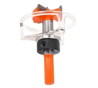 NDNCZDHC Foret Forstner 35 mm de diamètre de coupe pour scie cloche à bois, ouvre-tarière, coupe-trou réglable à 3 cannelures avec cache-poussière pour le perçage de panneaux de