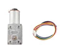 NDNCZDHC Gear Motor WormGear Reducer with Encoder 20-60RMP Brush DC Motors Electronic Devices JGY371 (DC12V 20RPM)