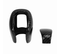 NDNCZDHC Gear Shift Knob Cover Carbon Fiber Style Glossy Surface Gear Shift Head Trim Replacememt for Fit Jazz 2021+