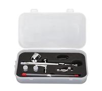 Ndnczdhc Gravity Feed Airbrush Set avec 3 Buses, 1/3oz Tasse Liquide, pulvérisateur Peinture à Double Action pour Le gâteau Maquillage de Peinture d'art