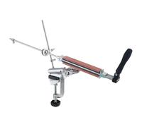 NDNCZDHC Kit d'affûtage de pierre à aiguiser, avec 6 pierres à aiguiser, épaisseur de serrage 55 mm, rotation à 180 degrés, kit pierre à aiguiser pour couteaux