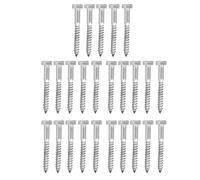NDNCZDHC Kit d'assortiment de vis DIN571, vis tire-fond hexagonales en acier inoxydable A2-70, vis autotaraudeuses pour le travail du bois (M8*120MM)