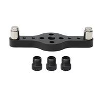 NDNCZDHC Kit de guide de perçage de trou de cheville de centrage, gabarit de cheville en alliage d'aluminium 6/8/10 mm pour le travail du bois