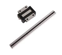 NDNCZDHC Linear Sliding Guide Kit Bearing Steel Linear Motion Guide Slider Block Set for 3D Printer (200mm)