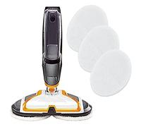 NDNCZDHC Lot de 3 tampons de nettoyage réutilisables en microfibre pour balais à franges Bissell 2124, 2039, 2037 et 2039A (Blanc)