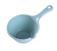 NDNCZDHC Louche eau en plastique épais, cuillère sel de bain, louche cuisine, tasse eau salle de bain pour arroser les fleurs, se baigner, se laver le linge (Bleu)