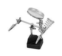 NDNCZDHC Loupe Multifonctionnelle pour Mains Secourables, Loupe de Station de Soudage 5X avec Clips réglables pour Les Travaux de Soudure