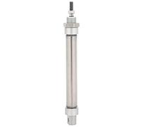 NDNCZDHC MA16 Mini Air Cylinder, M5x0.8 Double Action Stainless Steel Industry Pneumatic Components (MA16*125)