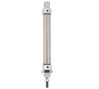 NDNCZDHC MA16 Mini Air Cylinder, M5x0.8 Double Action Stainless Steel Industry Pneumatic Components (MA16*25)