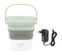 NDNCZDHC Machine à Laver Pliable Portable avec Support de Refroidissement Pliant, déshydrateur intégré Mini Machine à Laver de Voyage à Faible Bruit pour la Maison (EU Plug)