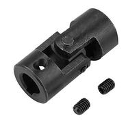 NDNCZDHC Metal Universal Joint Coupling, Shaft Coupling Motor Connector DIY Steering Universal Joint with Keyway 12x24x51mm