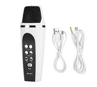 NDNCZDHC Microphone Changeur De Voix, Mini Microphone 4 Modes De Conversion Micro pour Smartphone Téléphone Portable PC