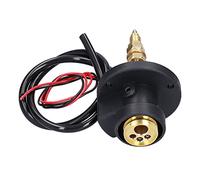 NDNCZDHC MIG Welding Panel Socket, Brass Flange Base Adapter Torch Conversion Kit Central Connector Adapter for Welding Torch
