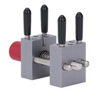 NDNCZDHC Mini perceuse à colonne, pince plate à mâchoire réglable avec 10 trous de rechange, diamètre serrage 3 cm, mini étau d'établi pour la fabrication de modèles et l'artisanat