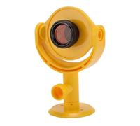 NDNCZDHC Mini Prism with Bracket Tiltable Prism for Total Station Surveying +17.5mm Constant Optical Glass Lens Yellow Housing