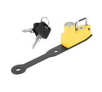 NDNCZDHC Motorcycle Anti Theft Helmet Lock Left Side Fits for CBR400R CBR500R CB500F (Jaune)