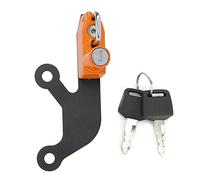 NDNCZDHC Motorcycle Anti Theft Helmet Lock Left Side Fits for Z 650 2017+ (Orange)