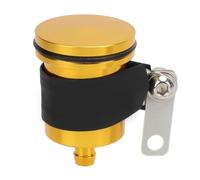 NDNCZDHC Motorcycle Brake Fluid Reservoir Aluminum Brake Master Cylinder Oil Cup for YZF R1 R3 R6 R25 R15 R125 600R 40ml (Gold)