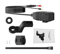 NDNCZDHC Motorcycle Power Adapter with 36W USB - C PD and 18W USB - A Ports, LED Voltmeter, Independent on Off Switch for ATV Trike, 12V-24V Handlebar Mounted Outlet