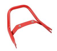 NDNCZDHC Motorcycle Rear Passenger Grab Bar 22mm Iron Tube Hand Rail Armrest Support Bracket for Monkey 125 2018 to 2023 (Red)