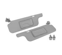 NDNCZDHC Pair of Sun Visor Assembly Gray Sun Blocking ABS Mirror for E120 E130 2001-2007 Ninth Generation LHD Car