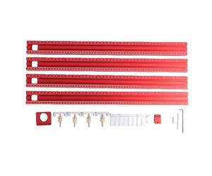 NDNCZDHC Parallel Guide Rail System Adjustable Aluminum Alloy Saw Track Set Guide Rail Bracket Auxiliary Tools for Woodworking 600mm/23.62in