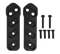 NDNCZDHC Passenger Floorboard Relocate Kit Adjustable Aluminum Black Powder Coating 41-425 for Spyder RT 2020 Onwards