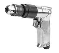 NDNCZDHC Perceuse pneumatique à capacité de serrage de 0,1 à 0,4 po, perceuse à air réversible de 1 400 tr/min, perceuse industrielle de taille de mandrin de 3/8 po (Style japonais)