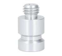 NDNCZDHC Prism Pole Adapter, 5 / 8in -11 Thread 30mm Length Aluminum Alloy Prism Adapter for Total Station