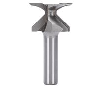 NDNCZDHC R18 Mèche de toupie de formation intégrée de cintrage d'arc de couture, fraise à rainurer à tige de 1/2 pouce pour la fabrication de meubles en bois