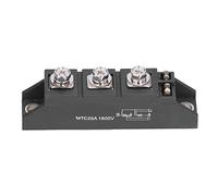 NDNCZDHC Redresseur de Pont de diodes MTC25A, Module de Puissance de Rectification avec Base de dissipateur de Chaleur pour alimentations électriques industrielles