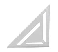 NDNCZDHC Règle d'angle 45 degrés, alliage en aluminium de 30 cm / 11,8 pouces de longueur, règle triangulaire multi-fonctionnaire pour atelier DIY/Travail du bois