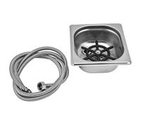 NDNCZDHC Rinceuse de Pichet Pratique, Rinceuse de Verre Automatique pour évier de Cuisine, Fixation d'évier pour Nettoyeur de Tasse, Lave-Tasse pour Cuisine à Domicile (Stainless Steel Color)