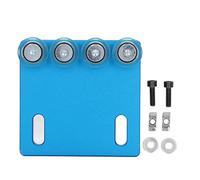 NDNCZDHC Roue de guidage d'alimentation avec vis, écrous et joints Roue auxiliaire pour plaqueuse de chants en aluminium pour machine à plaquer les chants (4)