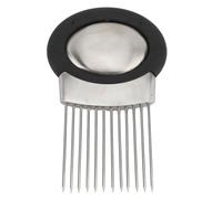 NDNCZDHC Slicer d'oignon, porte-oignons en acier inoxydable pour trancher, outil d'assistant de tranchage alimentaire pour couper tomates, avocats, citron, viande